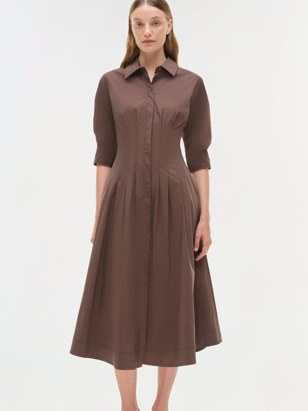 SIMKHAI NWOT Jazz Cotton Midi Dress